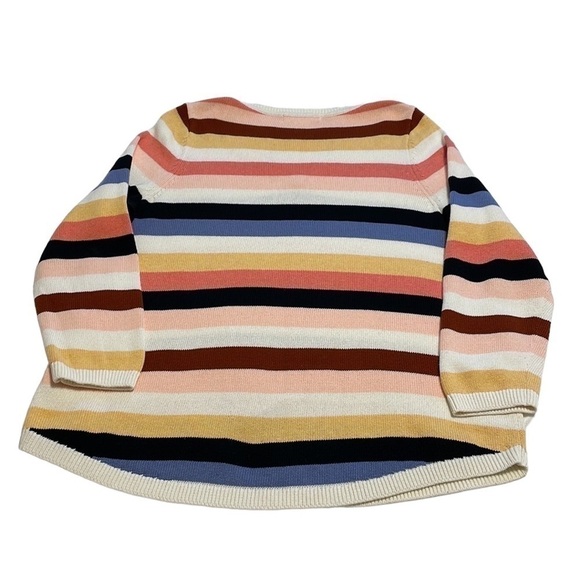 Addition Elle Multi Coloured Stripe Sweater - Size 1X - Picture 3 of 9